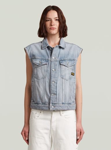 Relaxed Denim Vest